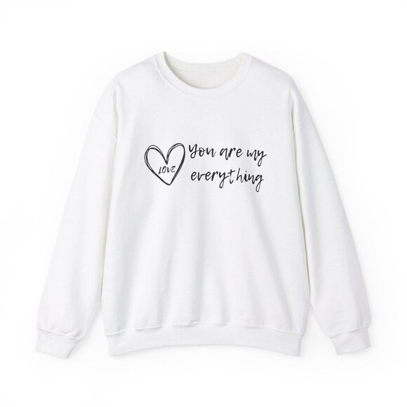 Love Quote Valentine's Day Crewneck Sweatshirt, Personalized Gift, Custom Name - Picture 1 of 9